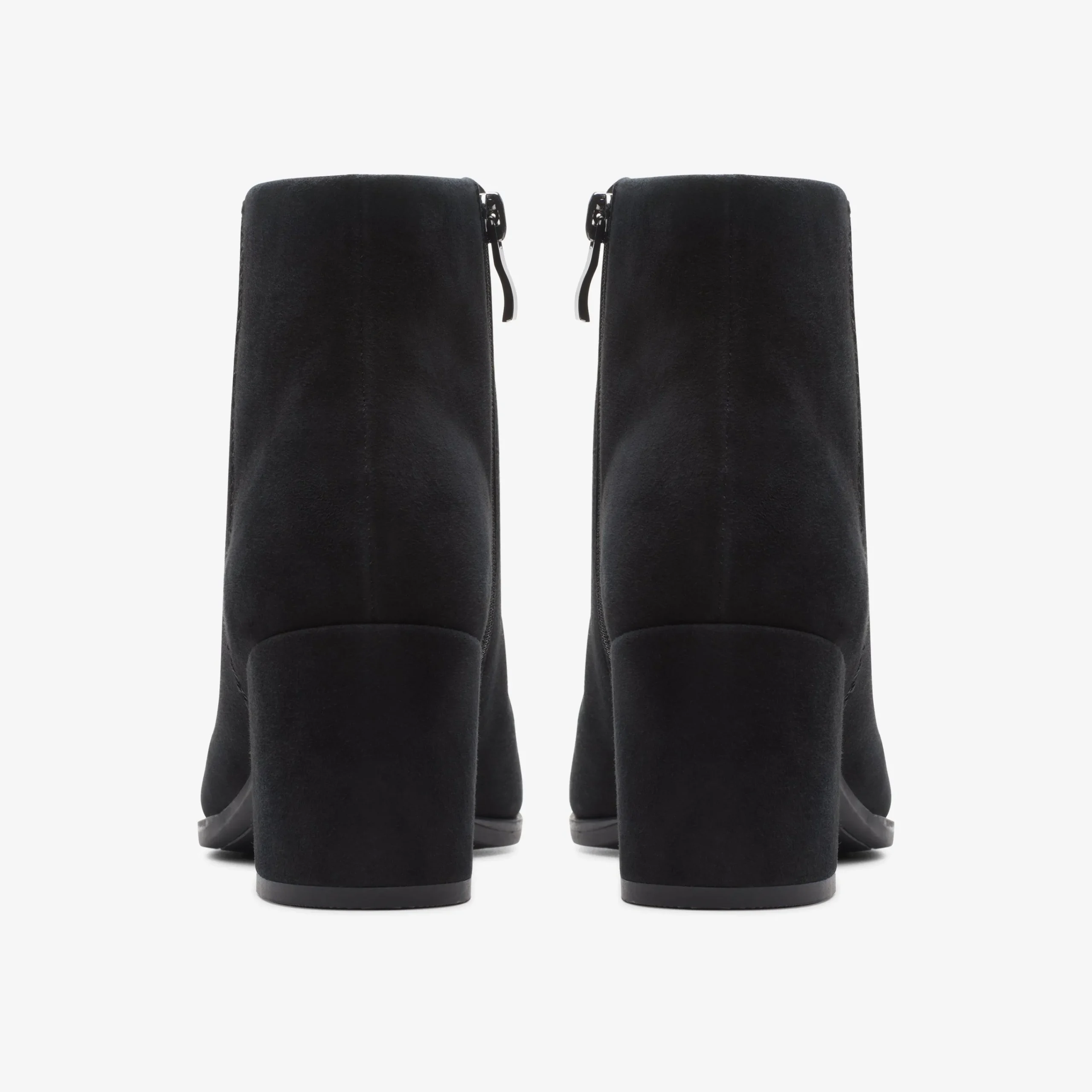 Clarks Freva 55 Zip Black Suede Cheap