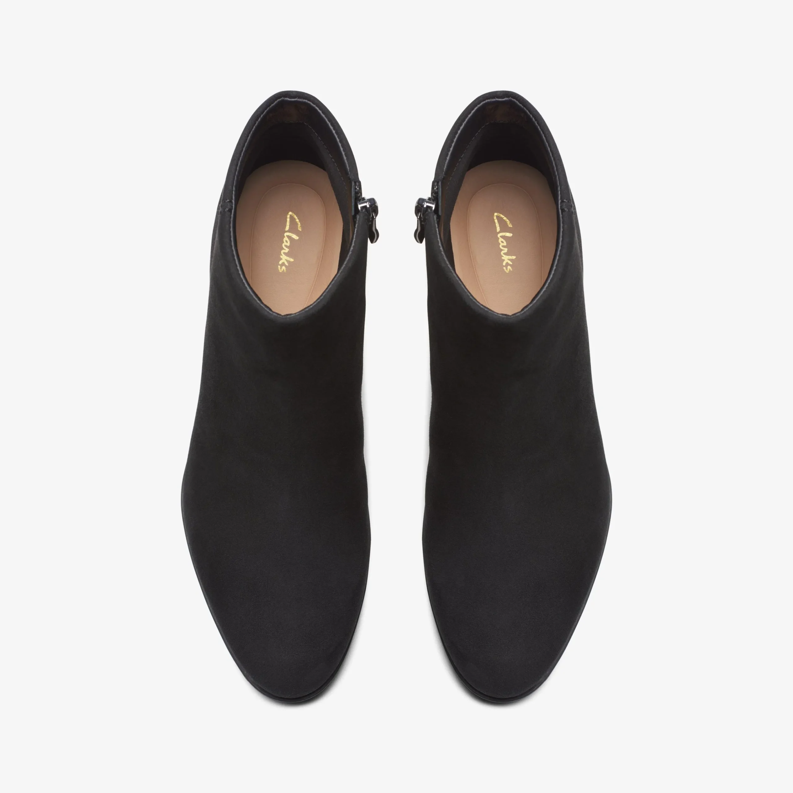 Clarks Freva 55 Zip Black Suede Cheap