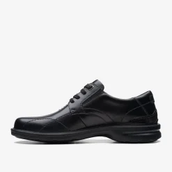 Clarks Gessler Lace Black Leather New