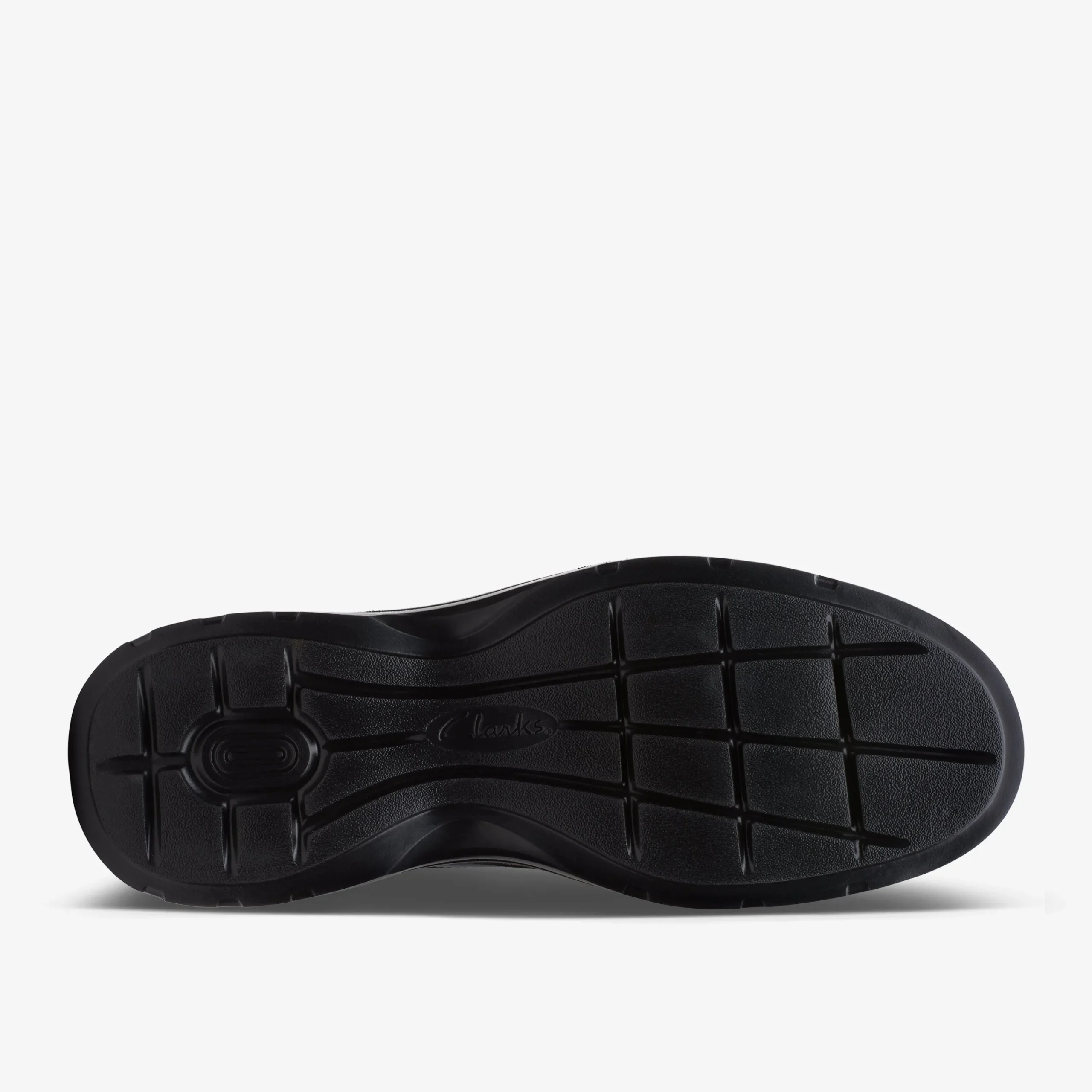 Clarks Gessler Lace Black Leather New