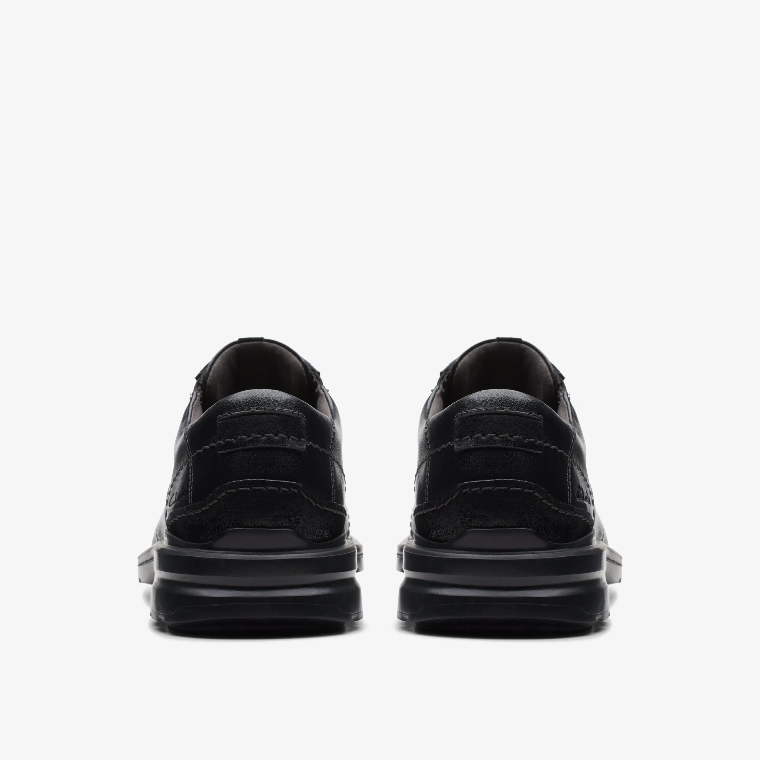 Clarks Gessler Lace Black Leather New