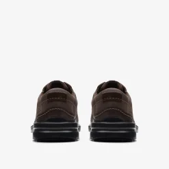 Clarks Gessler Lace Dark Brown Leather Store