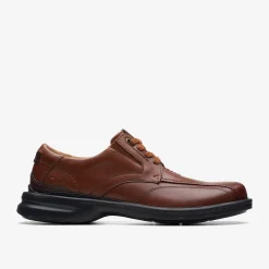Clarks Gessler Lace Dark Tan Leather Store