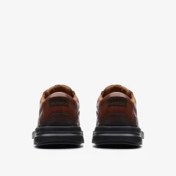 Clarks Gessler Lace Dark Tan Leather Store