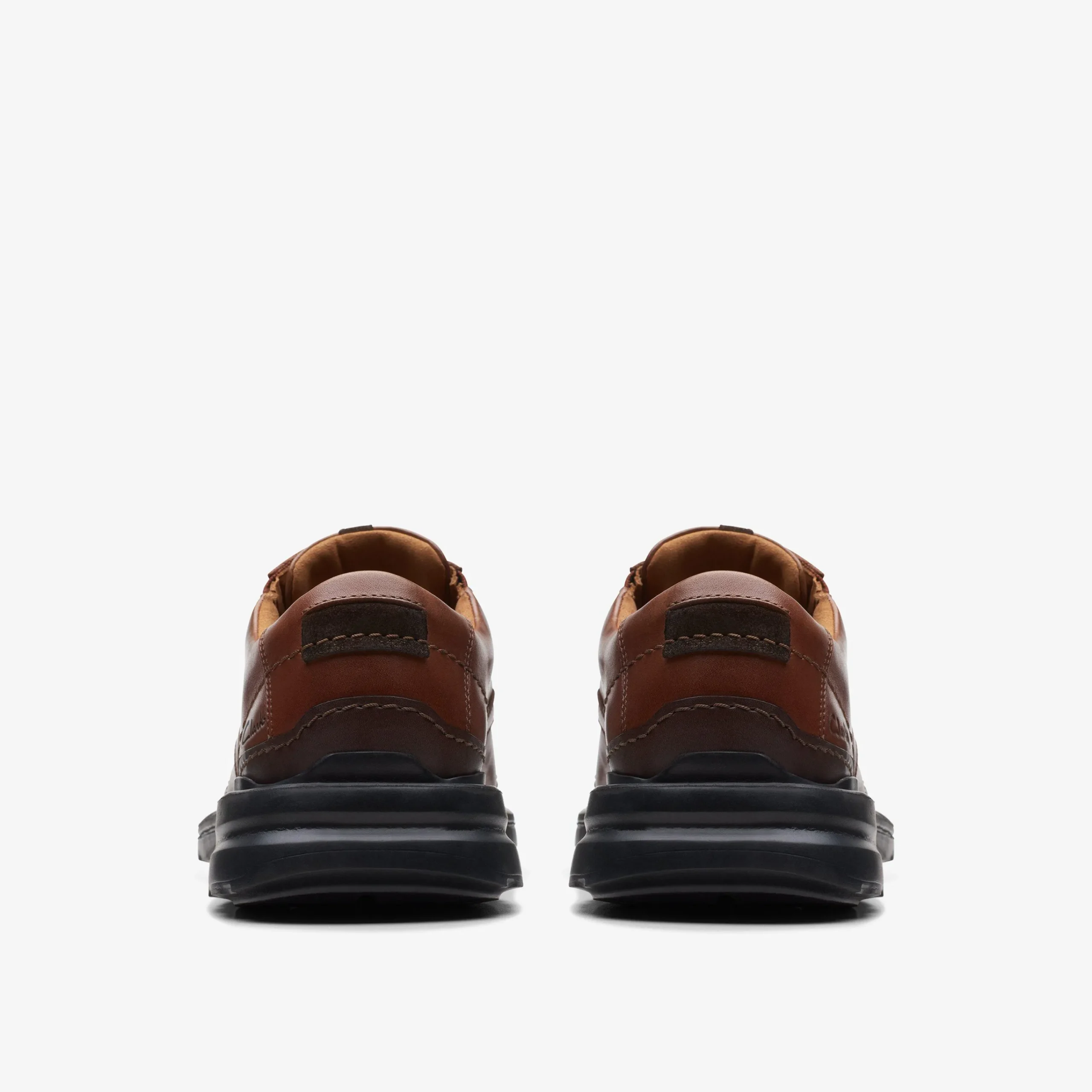 Clarks Gessler Lace Dark Tan Leather Store