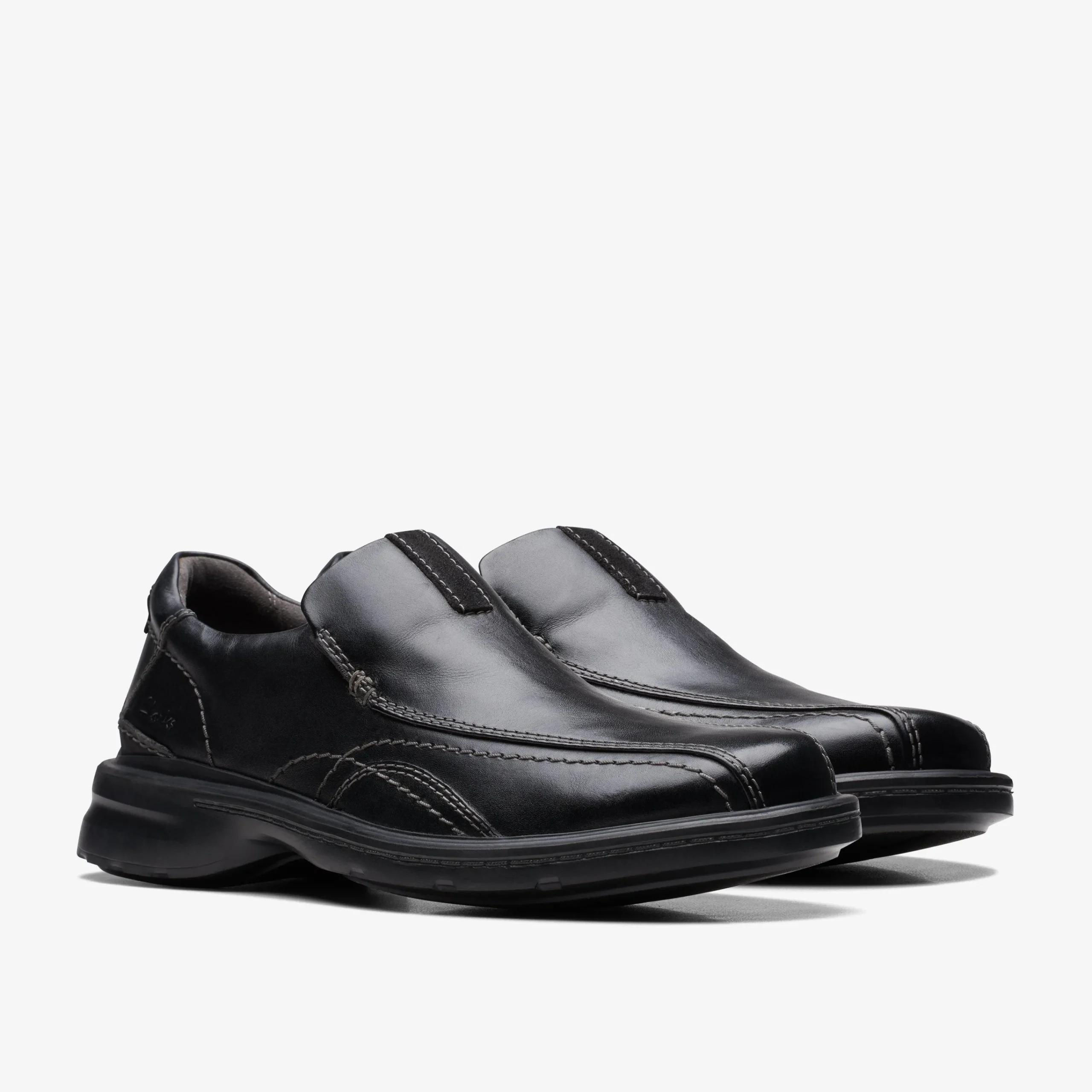 Clarks Gessler Step Black Leather Fashion