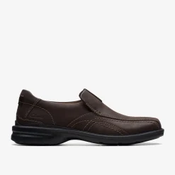 Clarks Gessler Step Dark Brown Leather Clearance