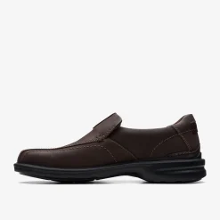 Clarks Gessler Step Dark Brown Leather Clearance