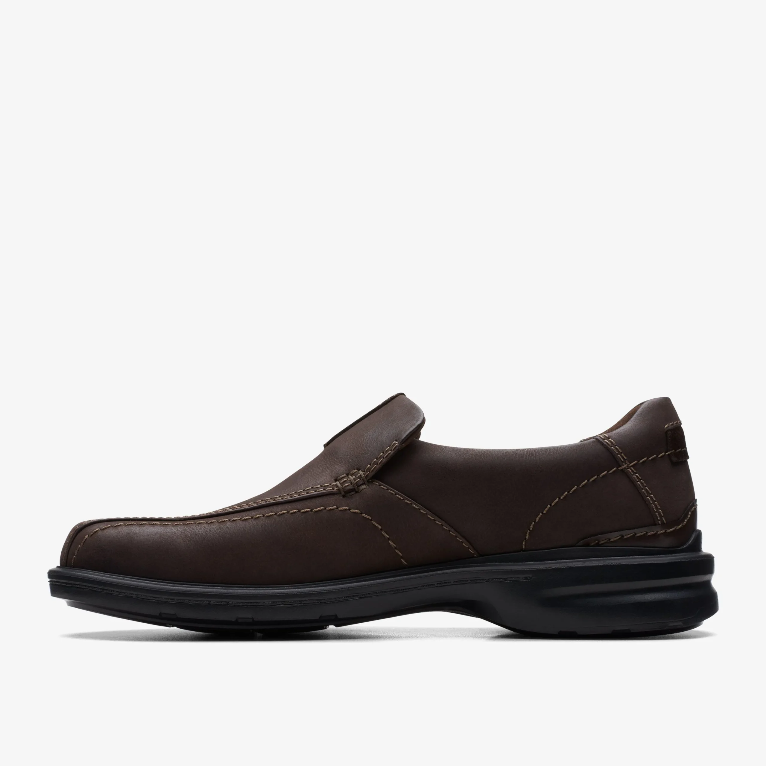 Clarks Gessler Step Dark Brown Leather Clearance