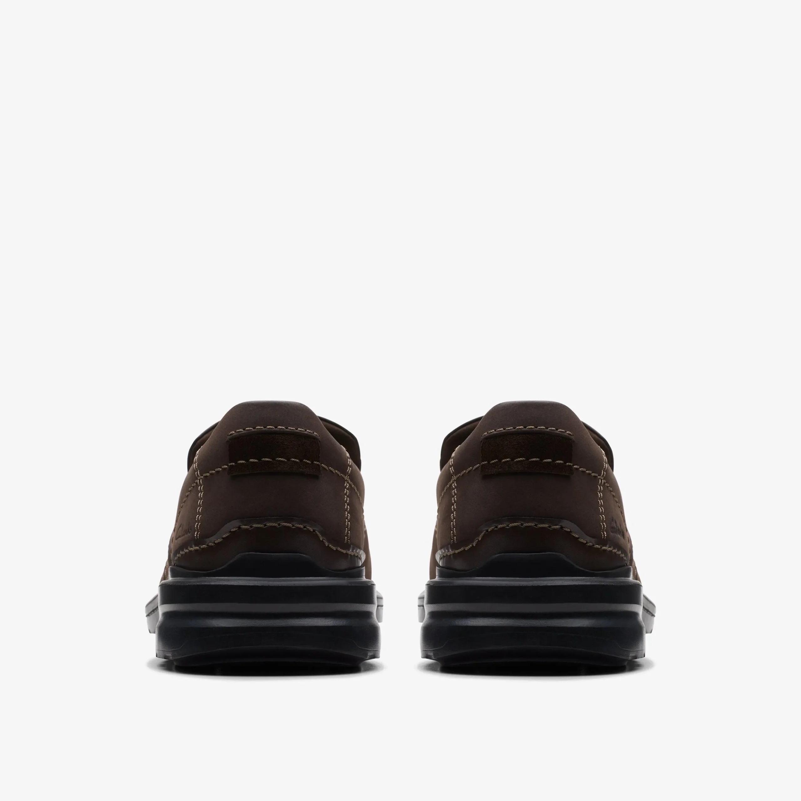 Clarks Gessler Step Dark Brown Leather Clearance