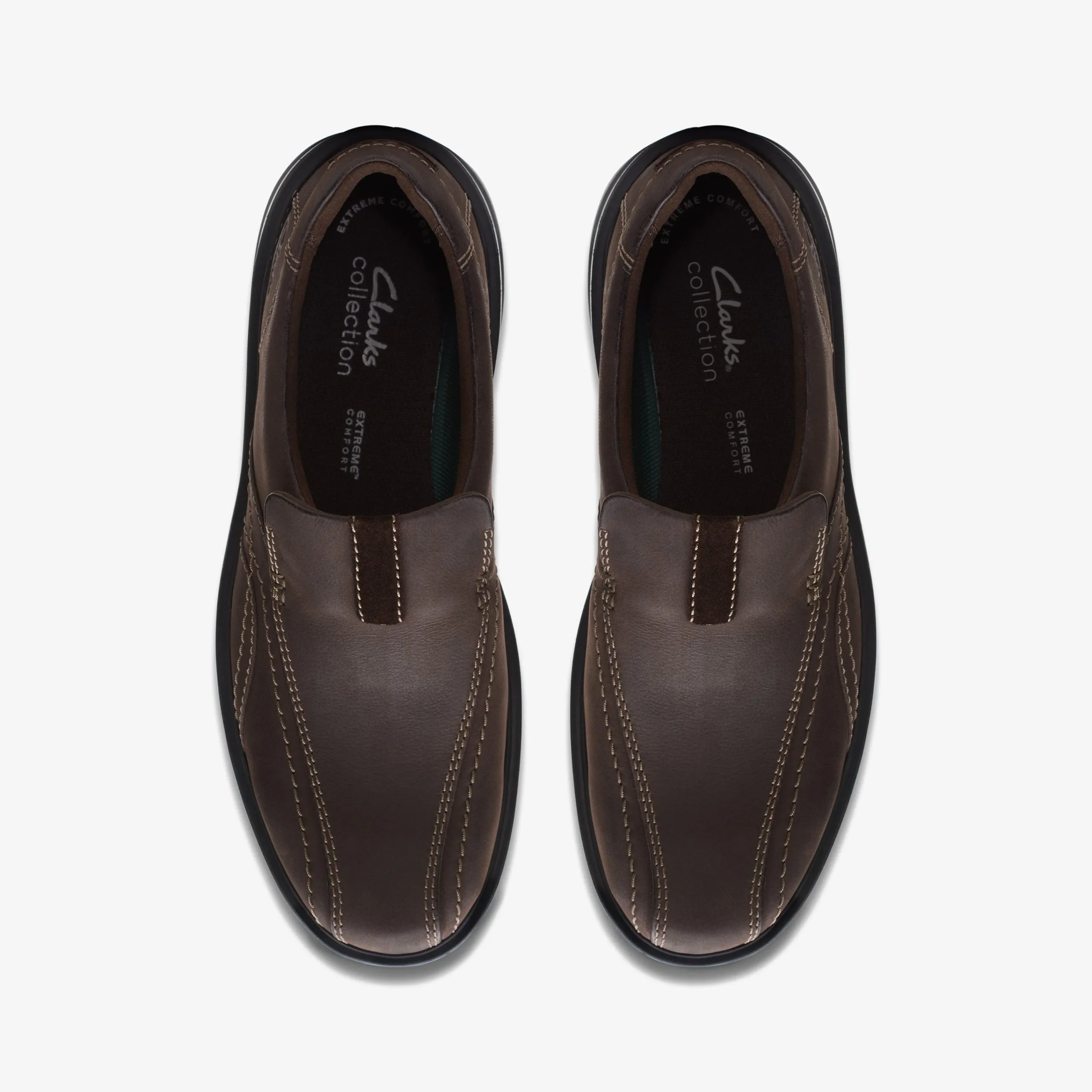 Clarks Gessler Step Dark Brown Leather Clearance