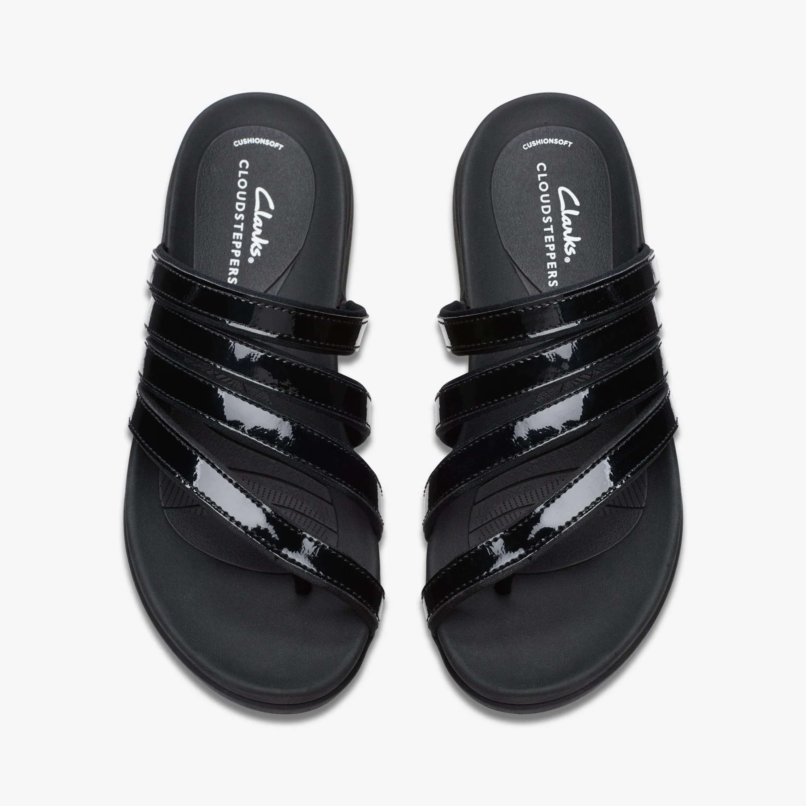 Clarks Glide Hi Iris Black Patent Shop