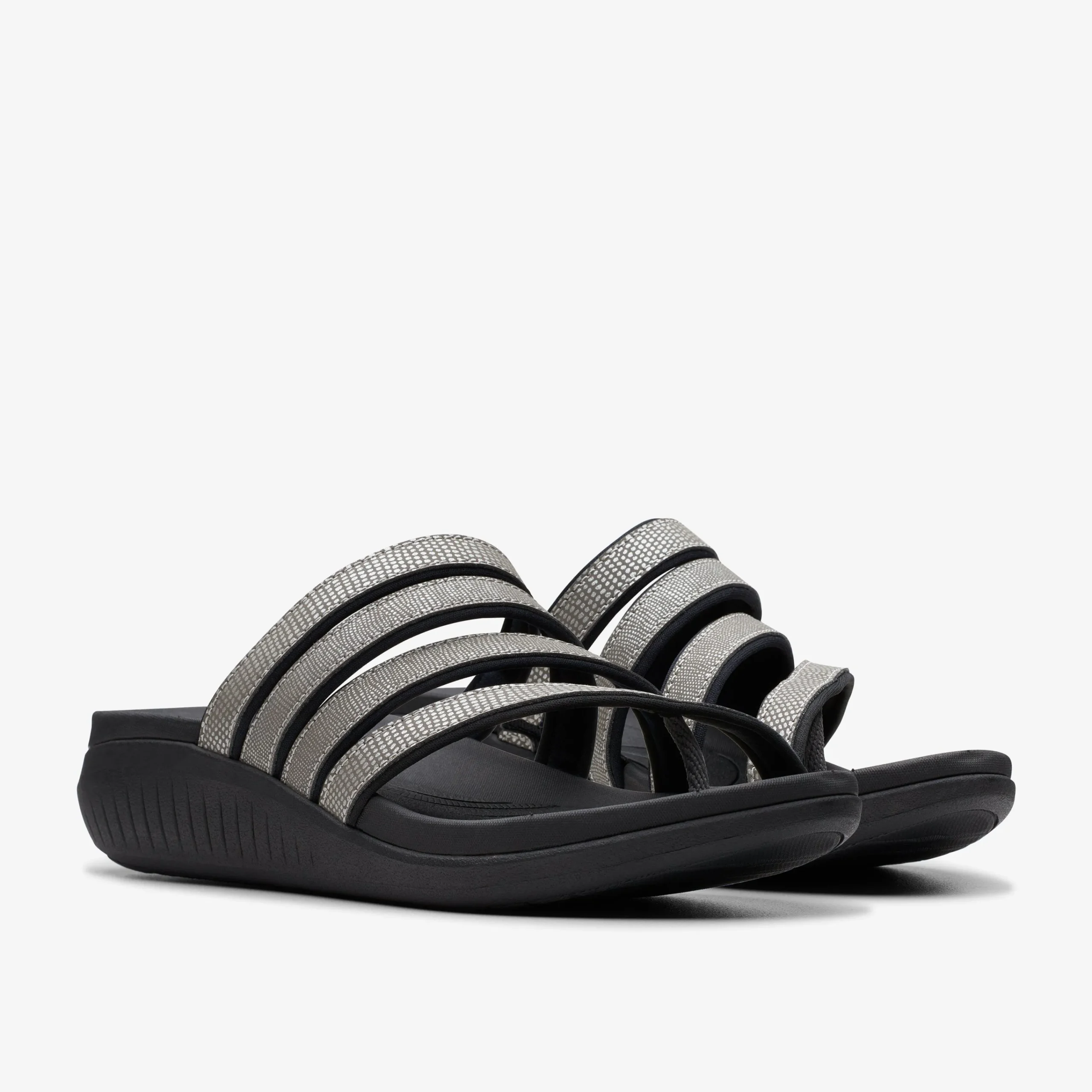 Clarks Glide Hi Iris Pewter Metallic New