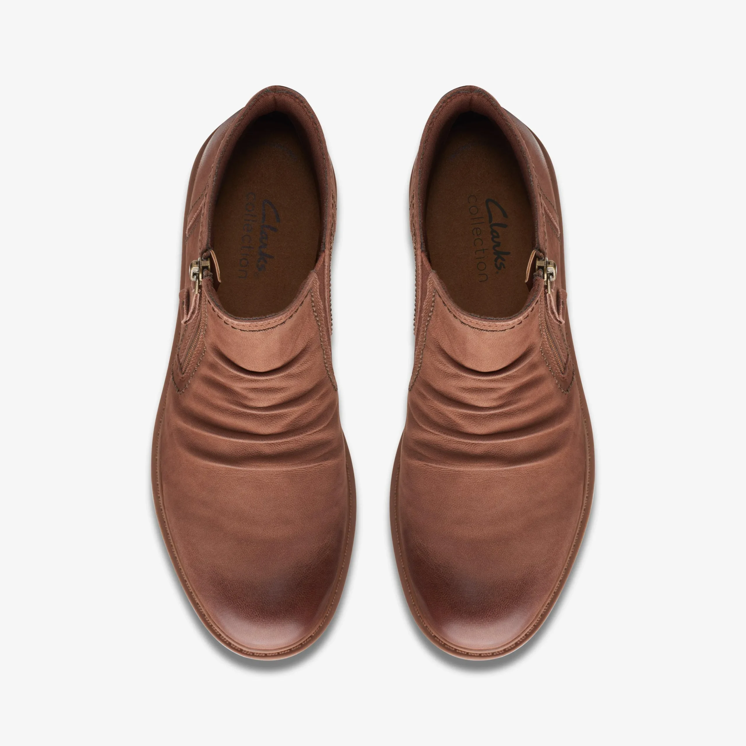 Clarks Hearth Dove Tan Nubuck Hot