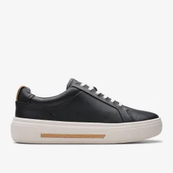 Clarks Hollyhock Walk Black Leather Outlet