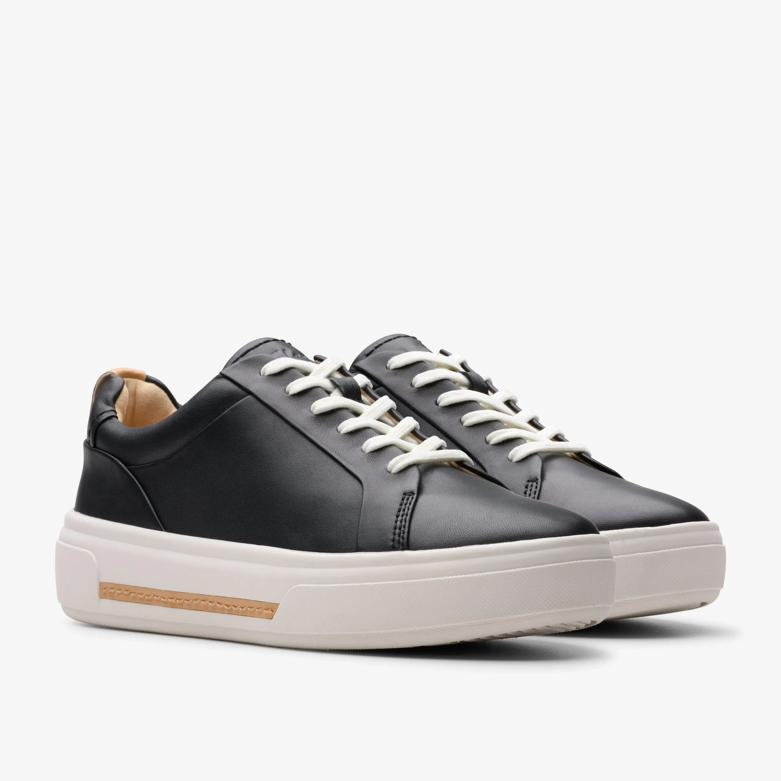 Clarks Hollyhock Walk Black Leather Outlet