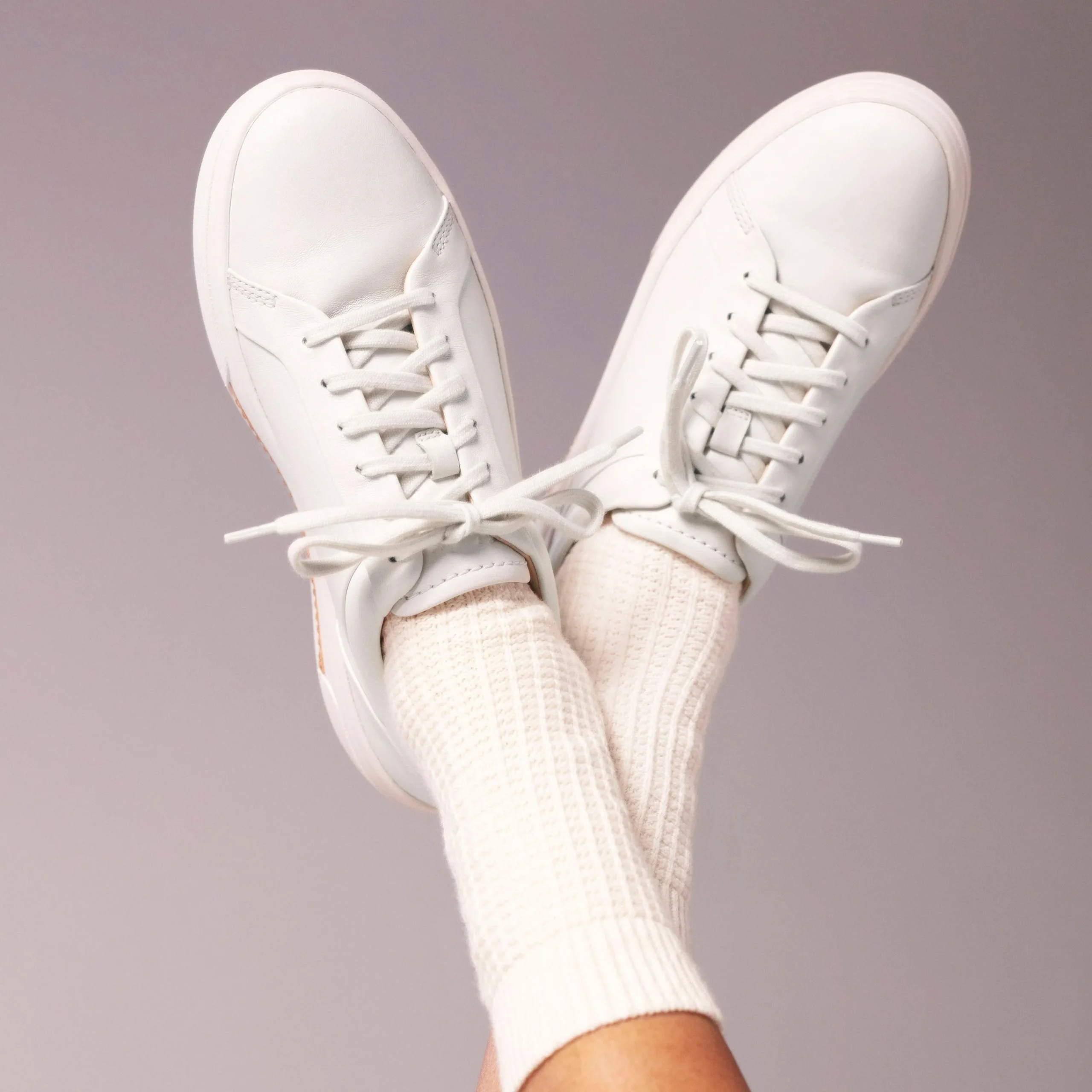 Clarks Hollyhock Walk Off White Leather Cheap