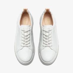 Clarks Hollyhock Walk Off White Leather Cheap