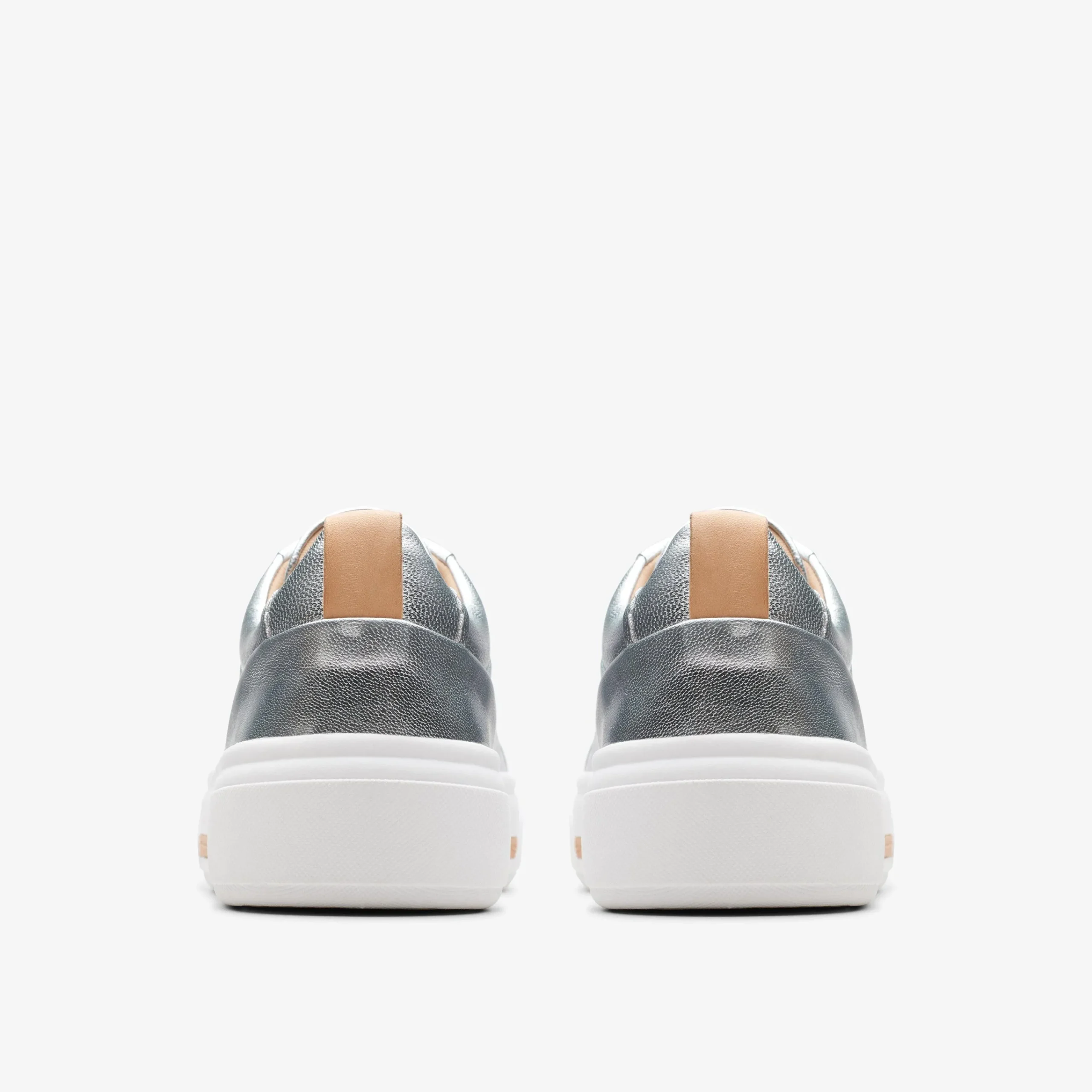 Clarks Hollyhock Walk Silver Leather Flash Sale