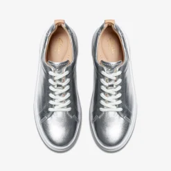 Clarks Hollyhock Walk Silver Leather Flash Sale