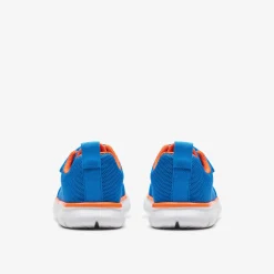 Clarks Hoop Run Kid Blue Synthetic Shop