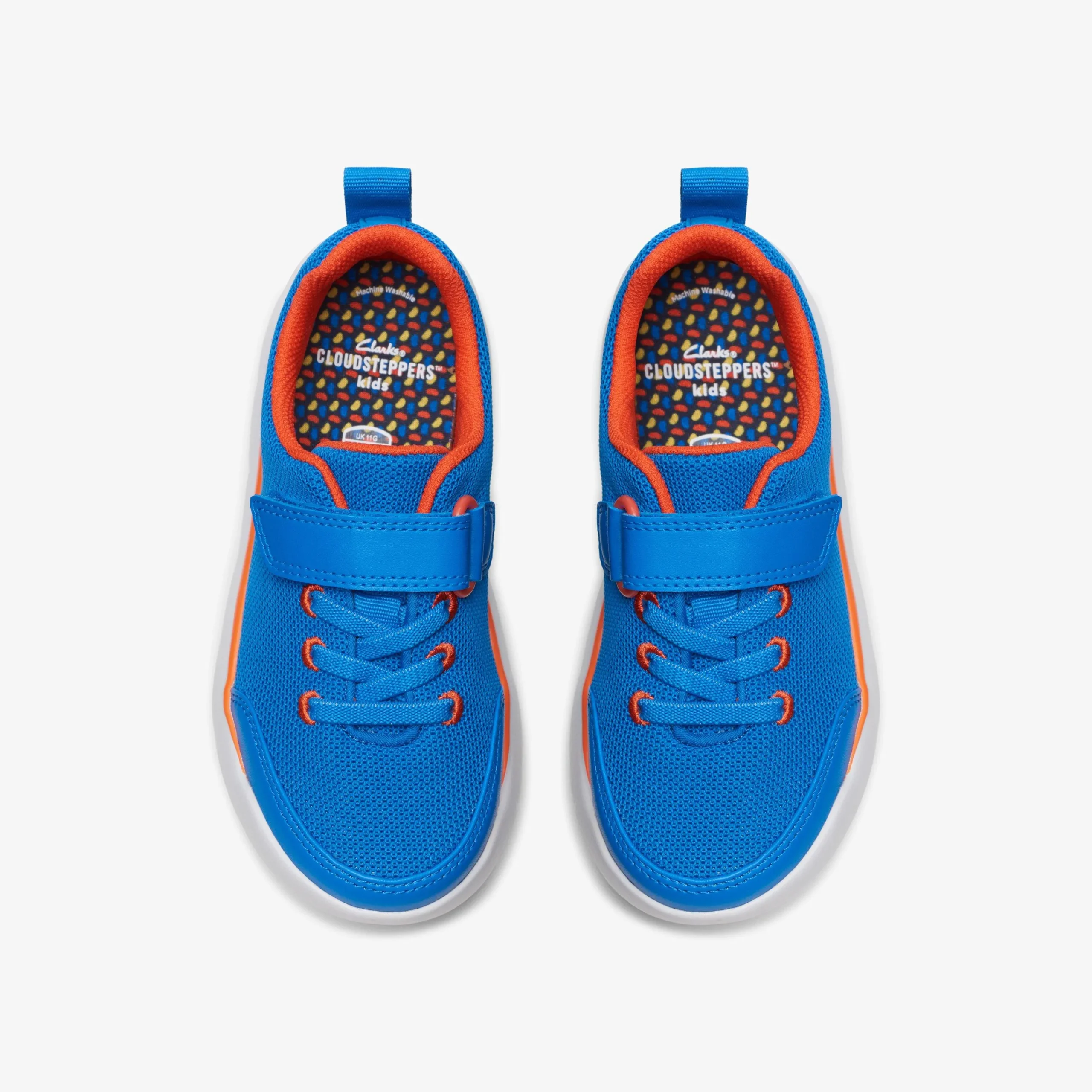 Clarks Hoop Run Kid Blue Synthetic Shop