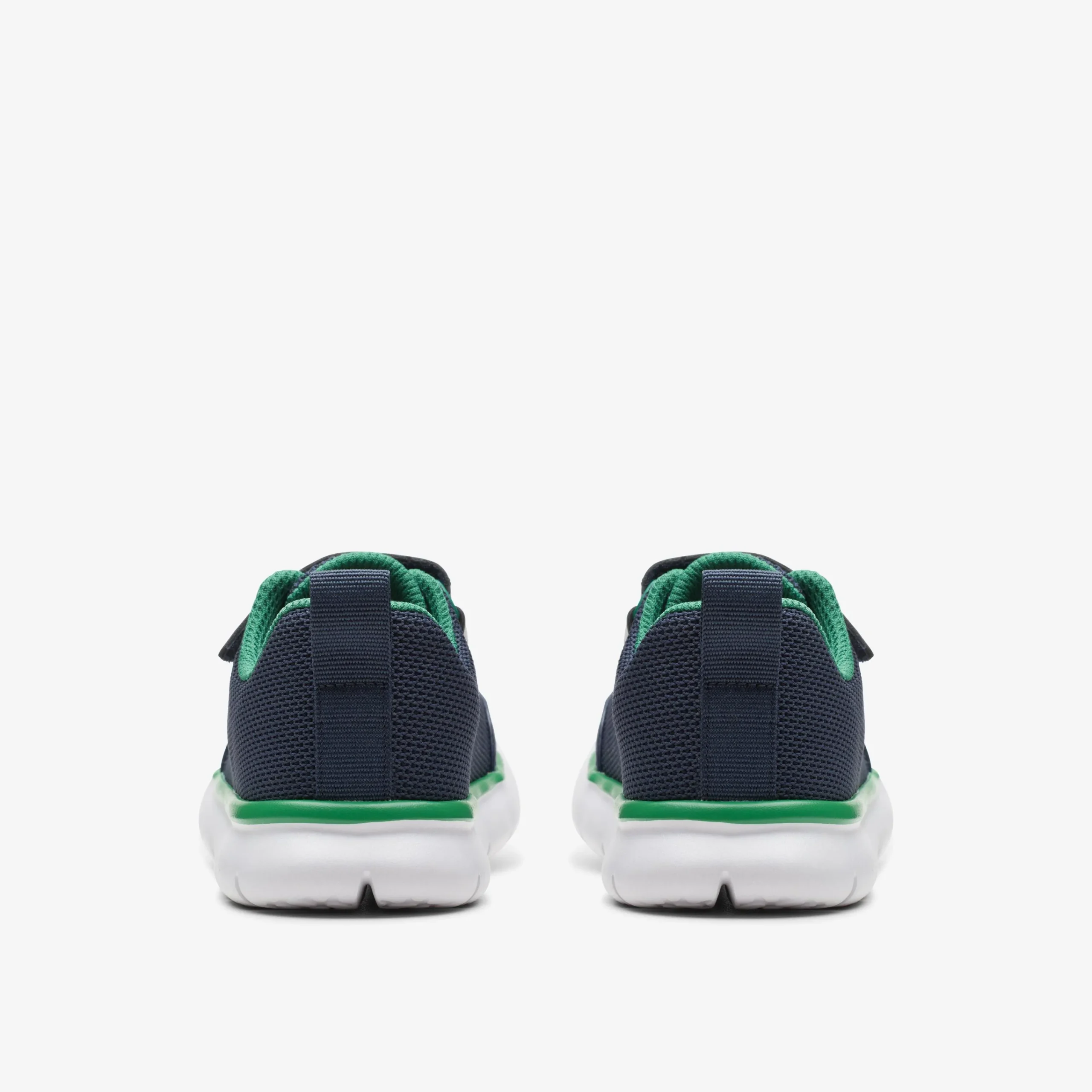 Clarks Hoop Run Kid Navy Synthetic Best