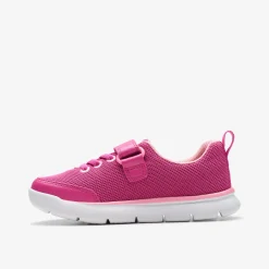 Clarks Hoop Run Kid Pink Synthetic Discount