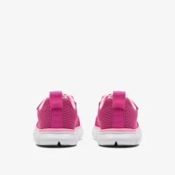 Clarks Hoop Run Kid Pink Synthetic Discount