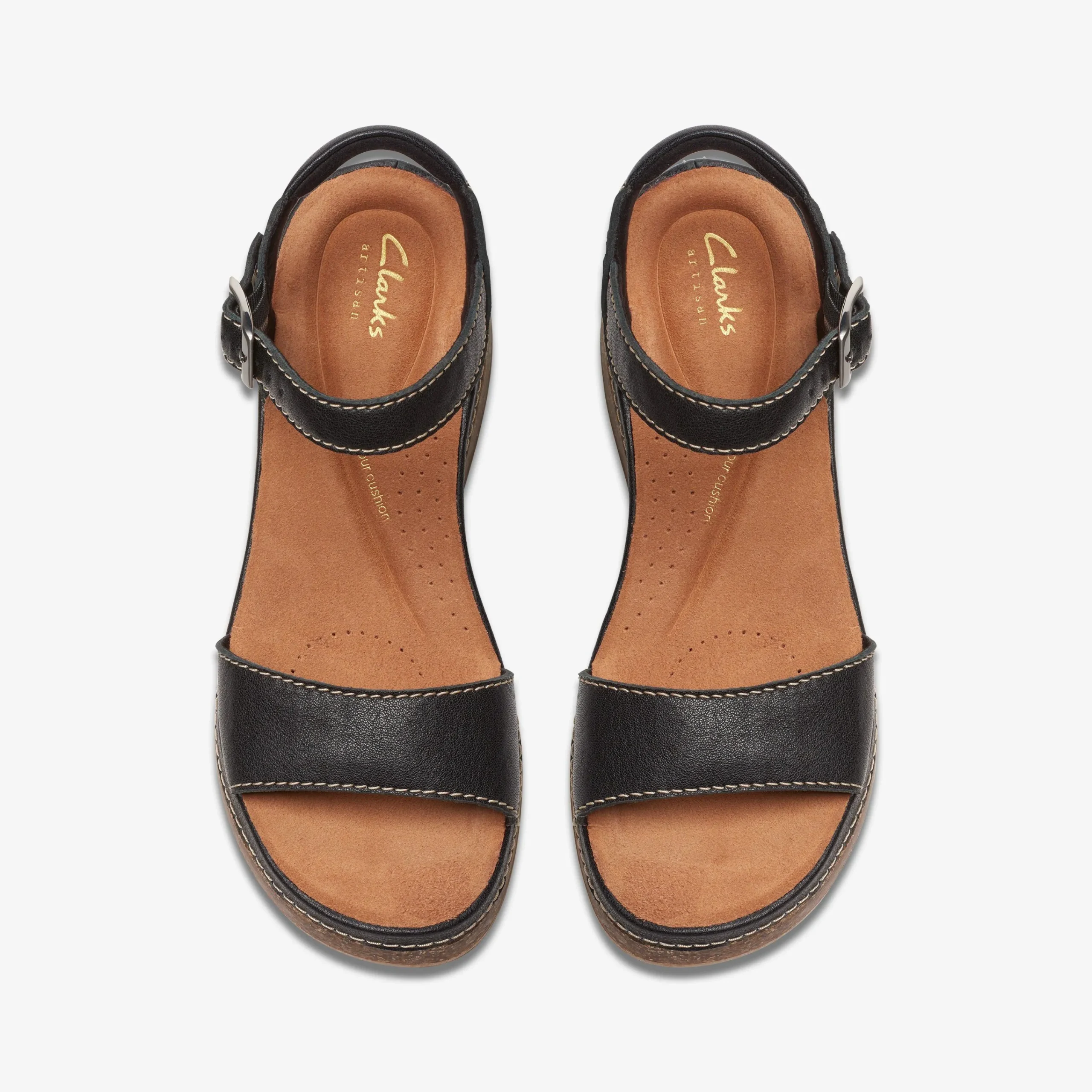 Clarks Kassanda Lily Black Leather Hot