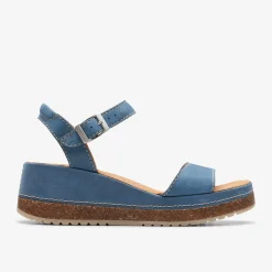 Clarks Kassanda Lily Blue Nubuck Best Sale