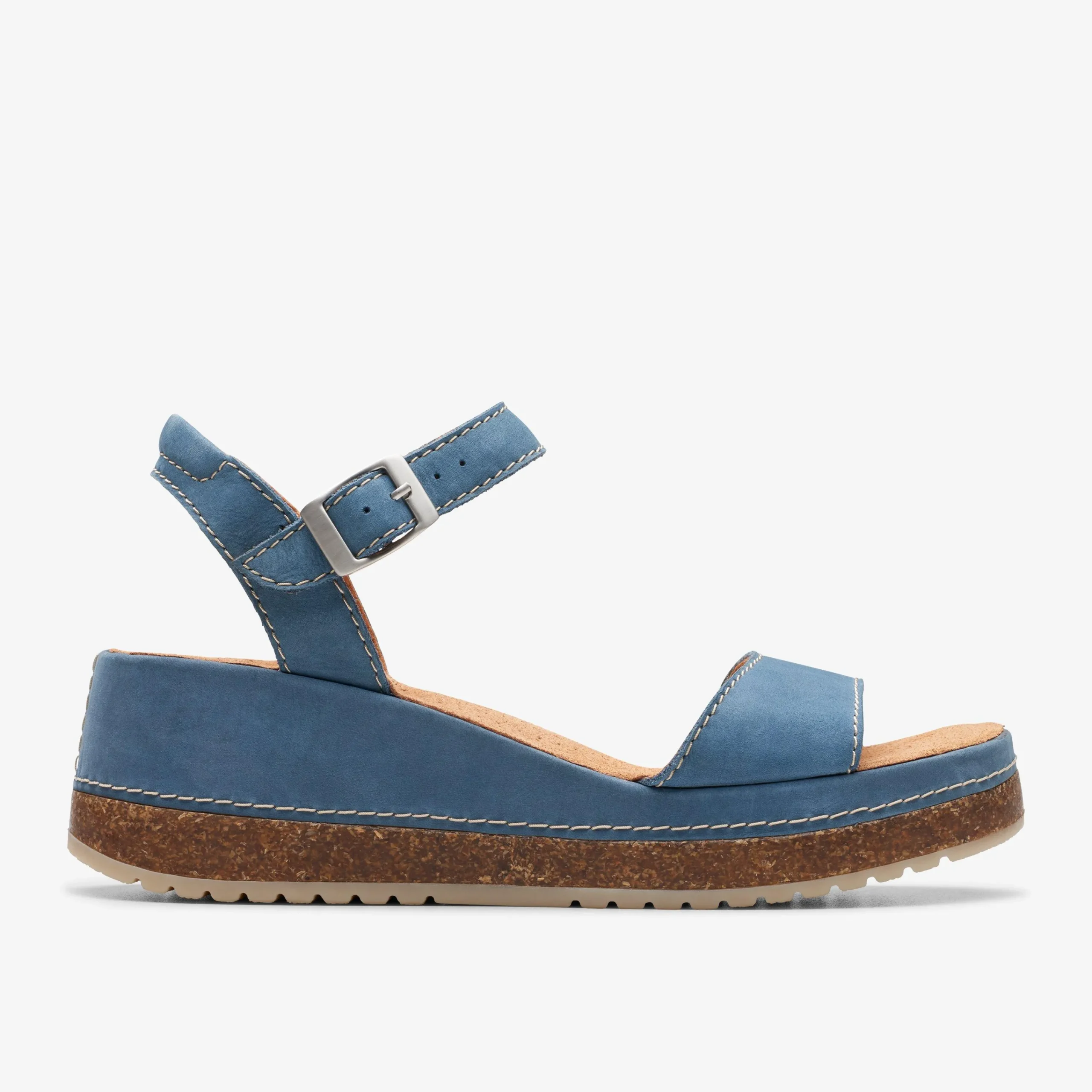 Clarks Kassanda Lily Blue Nubuck Best Sale