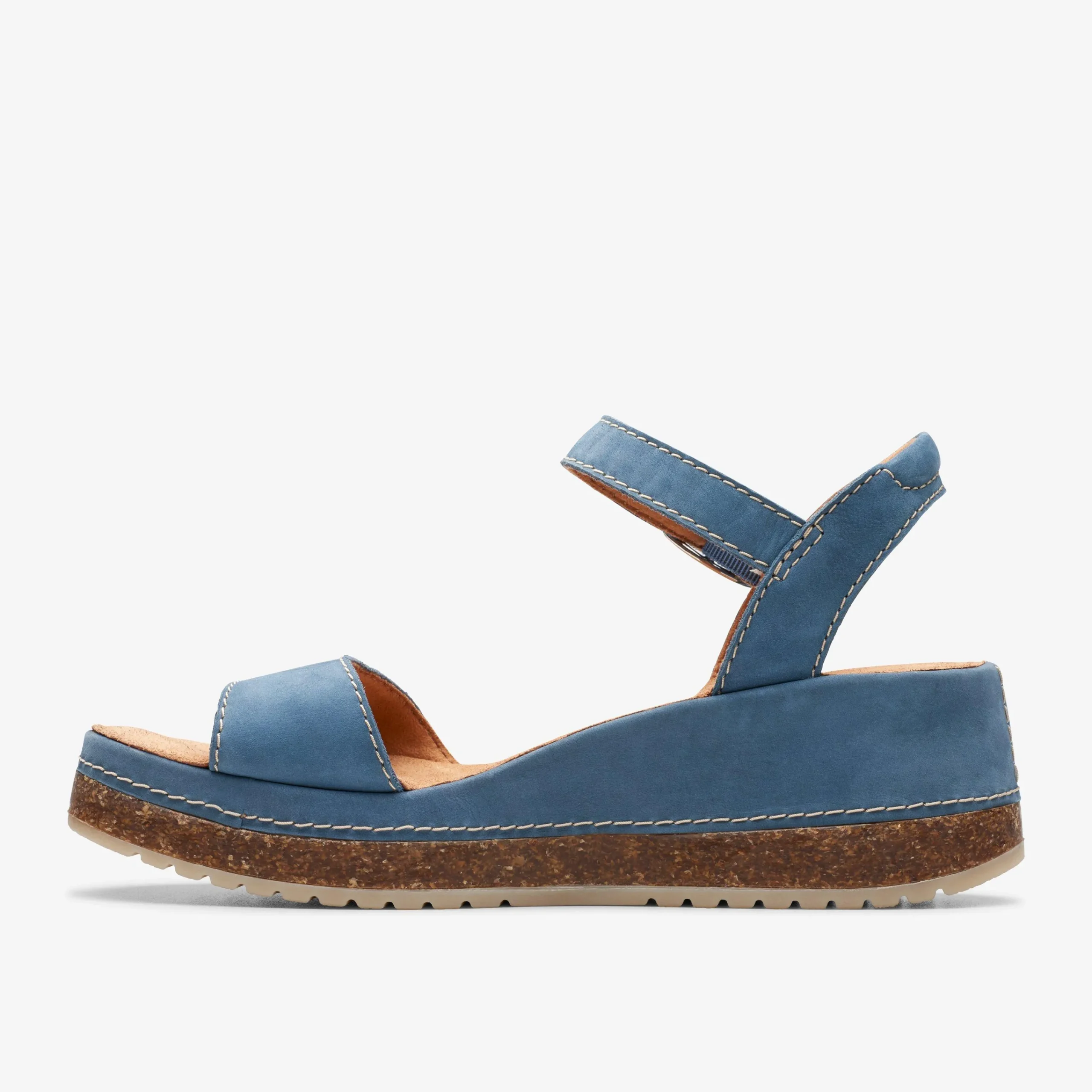 Clarks Kassanda Lily Blue Nubuck Best Sale