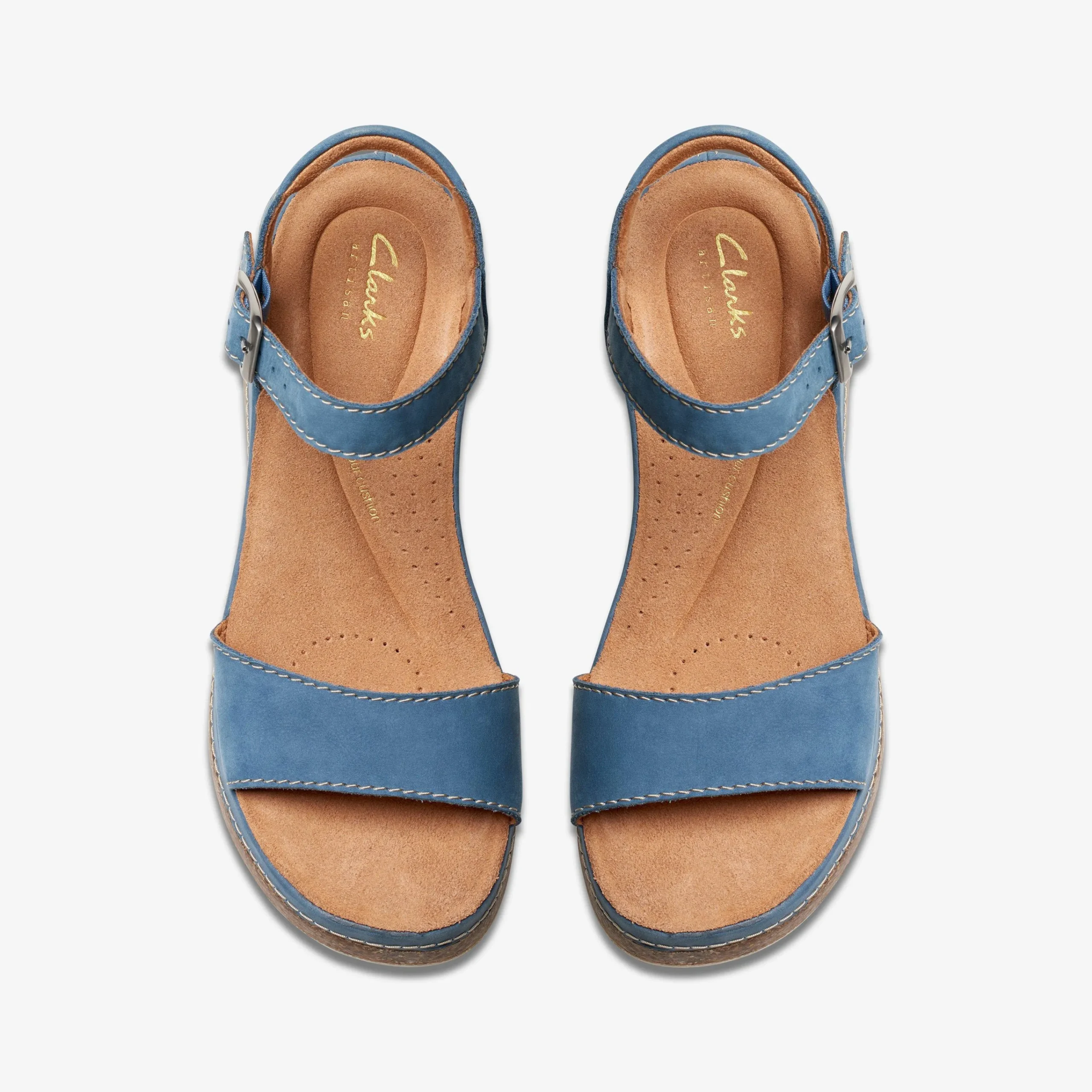 Clarks Kassanda Lily Blue Nubuck Best Sale