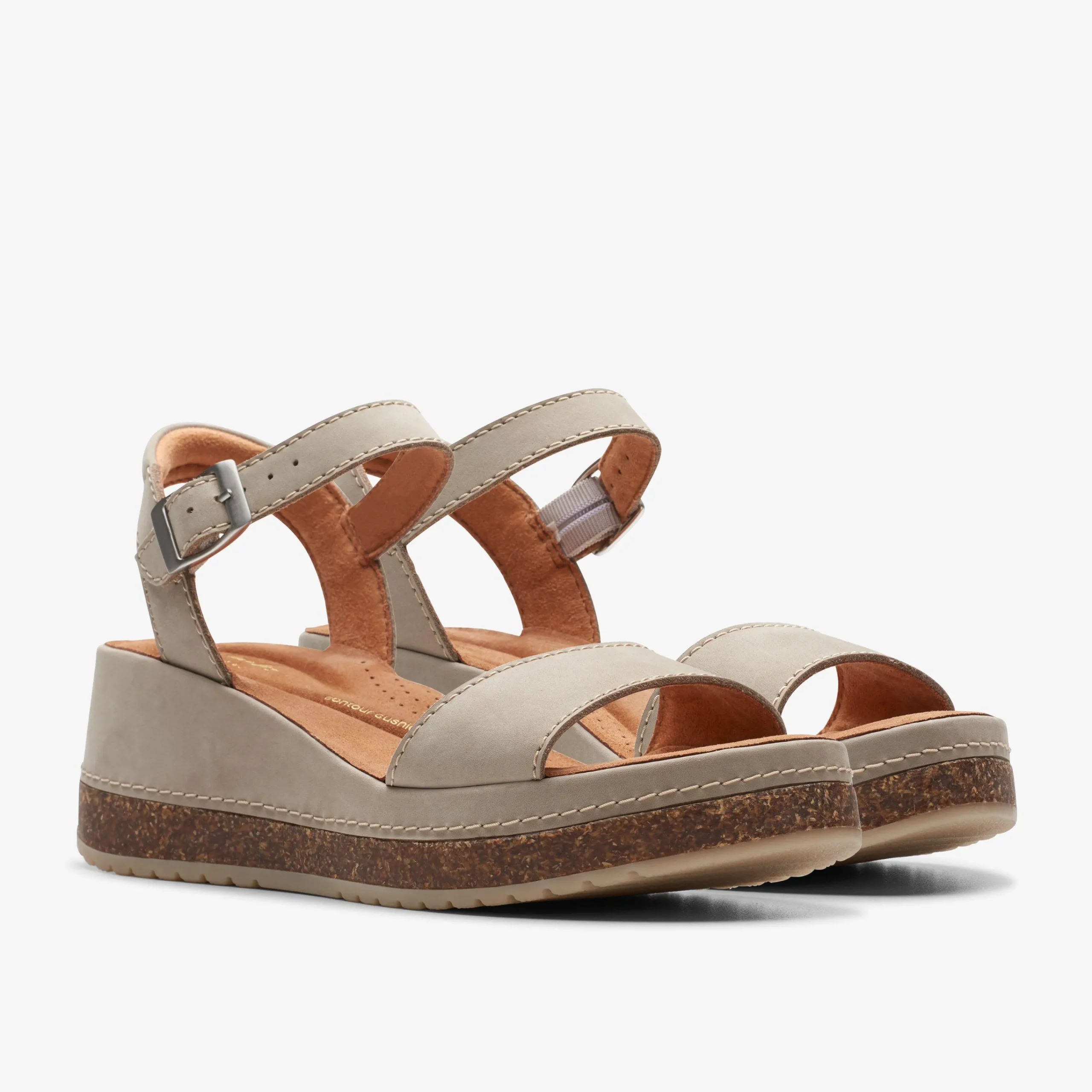 Clarks Kassanda Lily Stone Nubuck Online