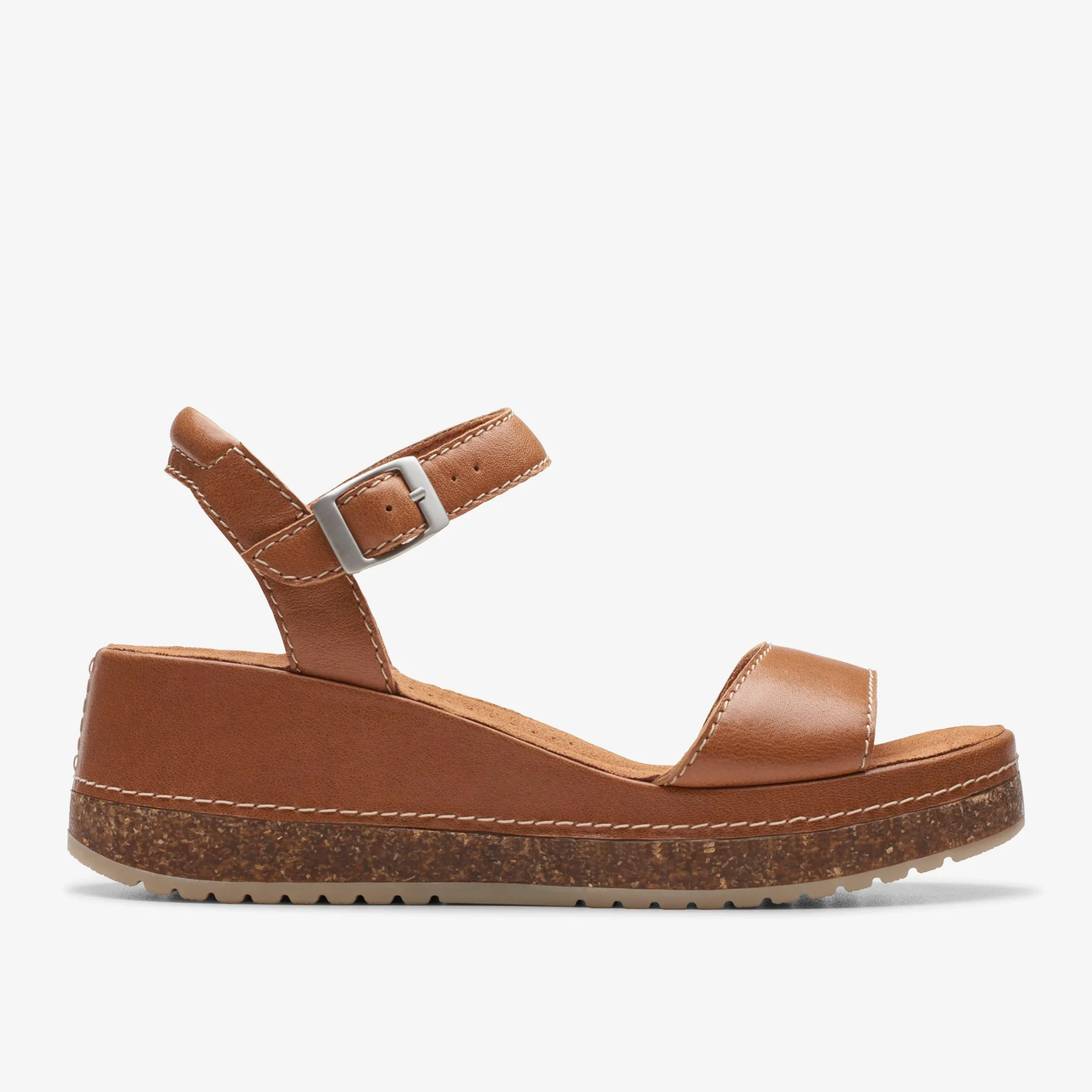 Clarks Kassanda Lily Tan Leather Flash Sale