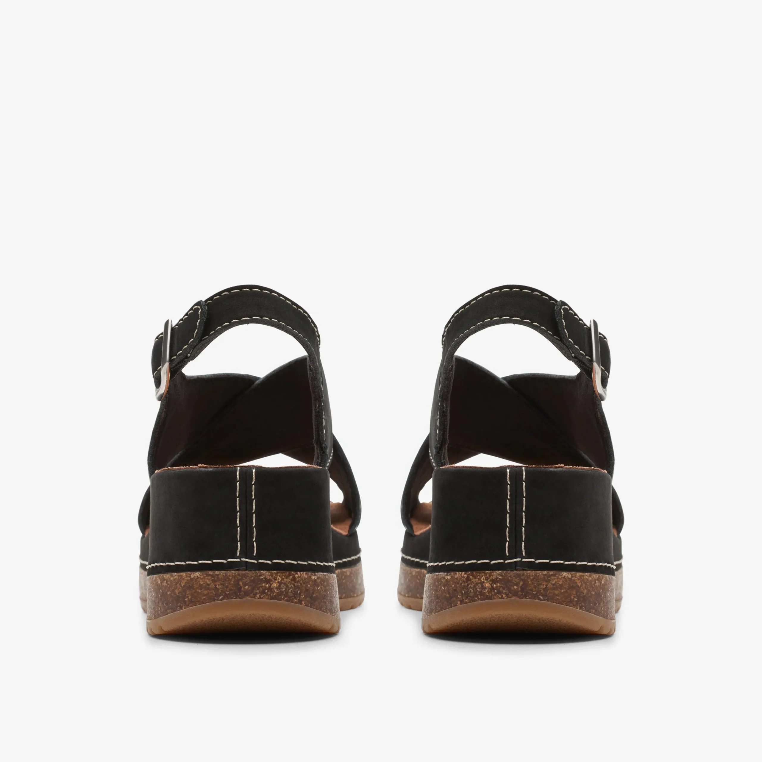 Clarks Kassanda Step Black Nubuck Flash Sale