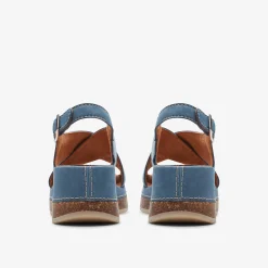 Clarks Kassanda Step Blue Nubuck Fashion