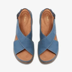 Clarks Kassanda Step Blue Nubuck Fashion