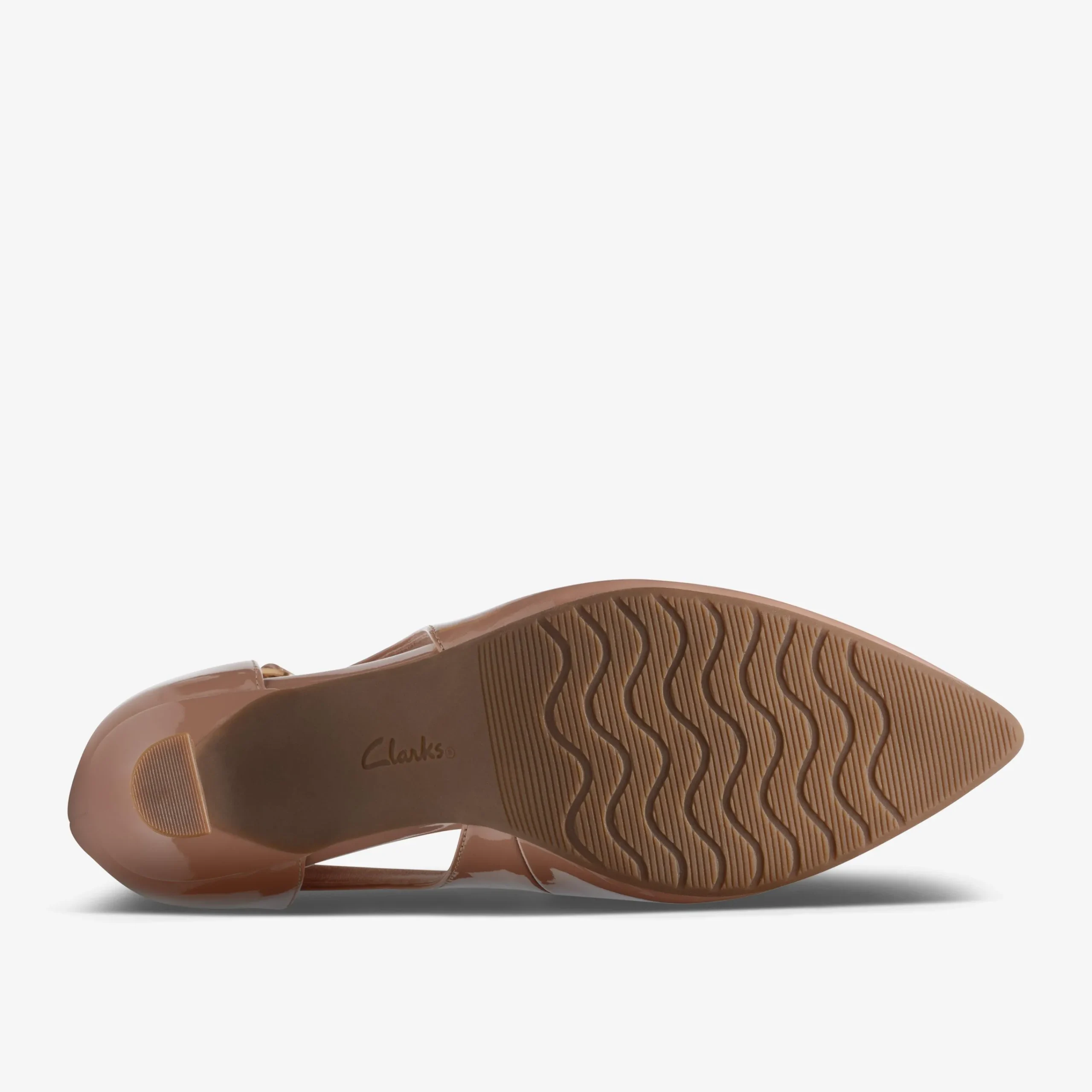 Clarks Kataleyna Rae Praline Patent Hot