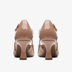 Clarks Kataleyna Rae Praline Patent Hot