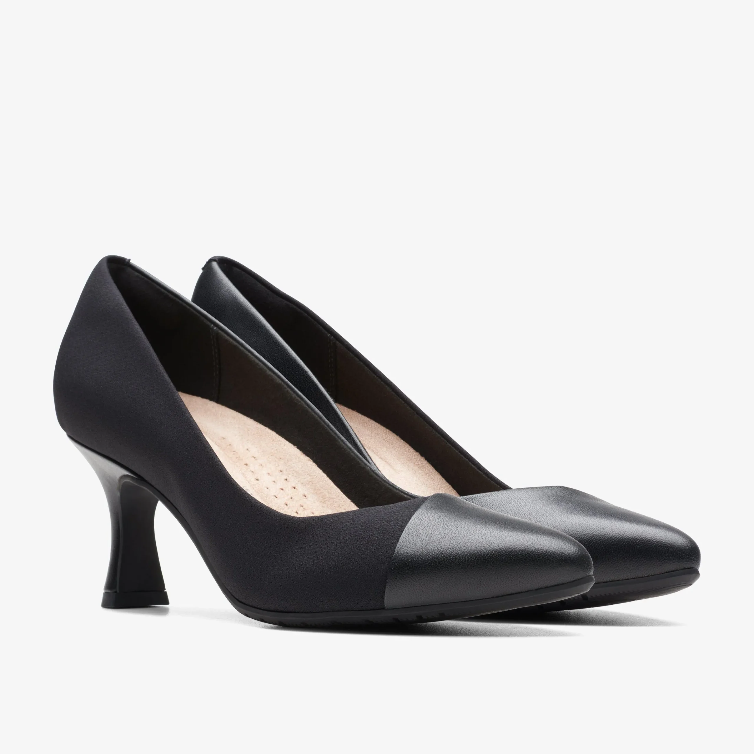 Clarks Kataleyna Rose Black Leather Sale