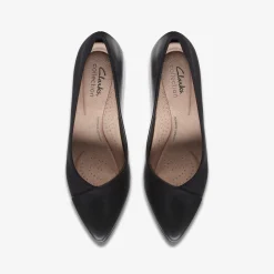 Clarks Kataleyna Rose Black Leather Sale