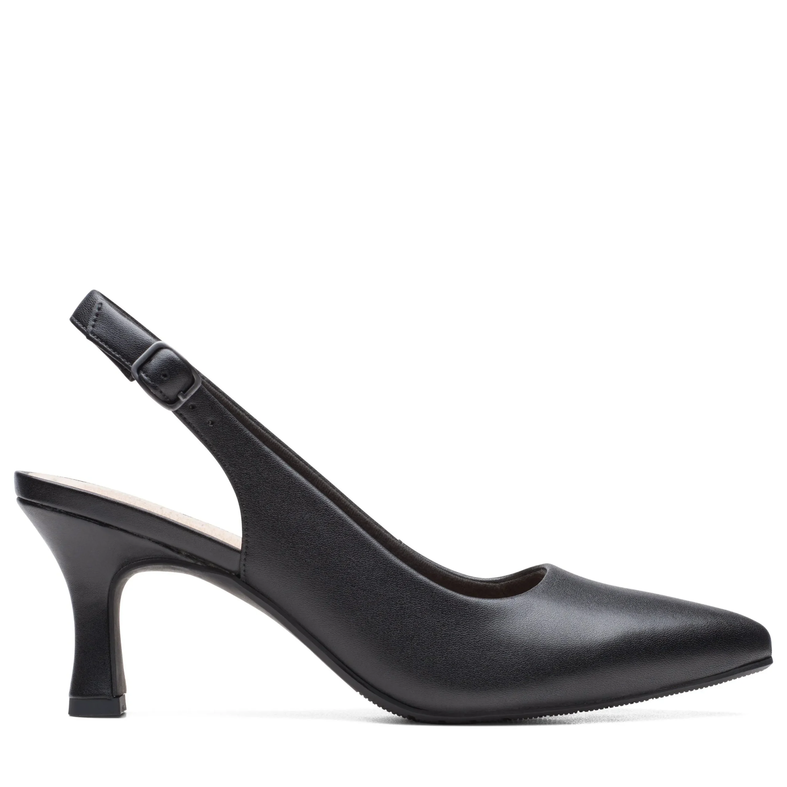 Clarks Kataleyna Step Black Leather Clearance