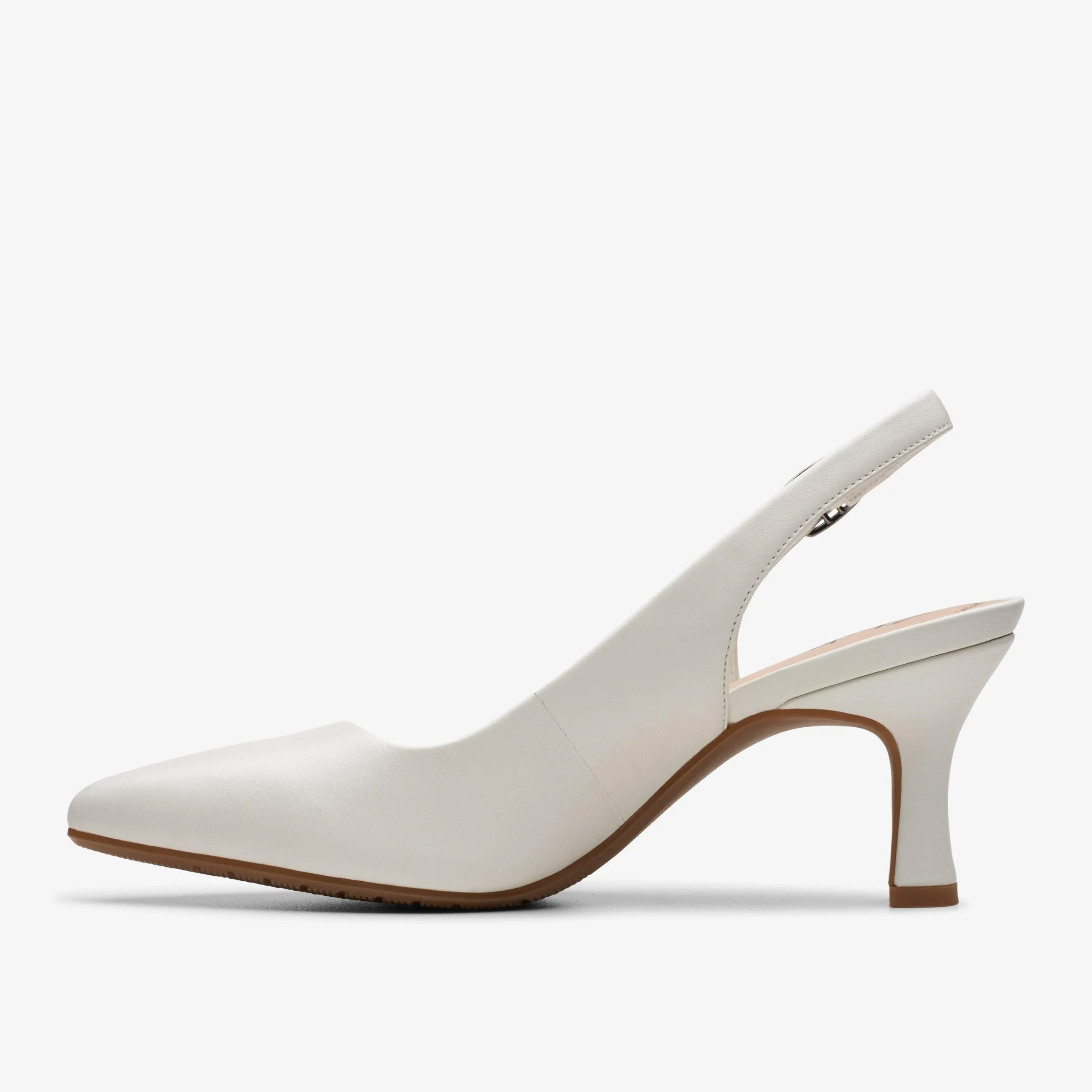 Clarks Kataleyna Step Off White Leather Cheap