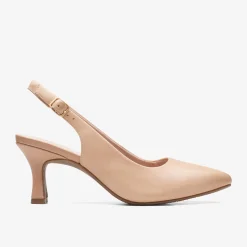 Clarks Kataleyna Step Warm Beige Leather Shop