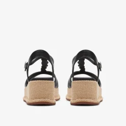Clarks KIMMEI TWIST Black Leather Shop