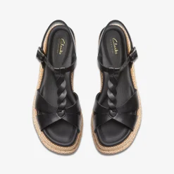 Clarks KIMMEI TWIST Black Leather Shop