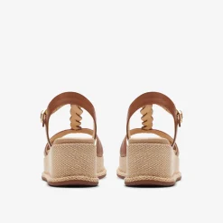 Clarks Kimmei Twist Tan Leather Clearance