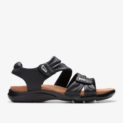 Clarks Kitly Ave Black Leather Clearance
